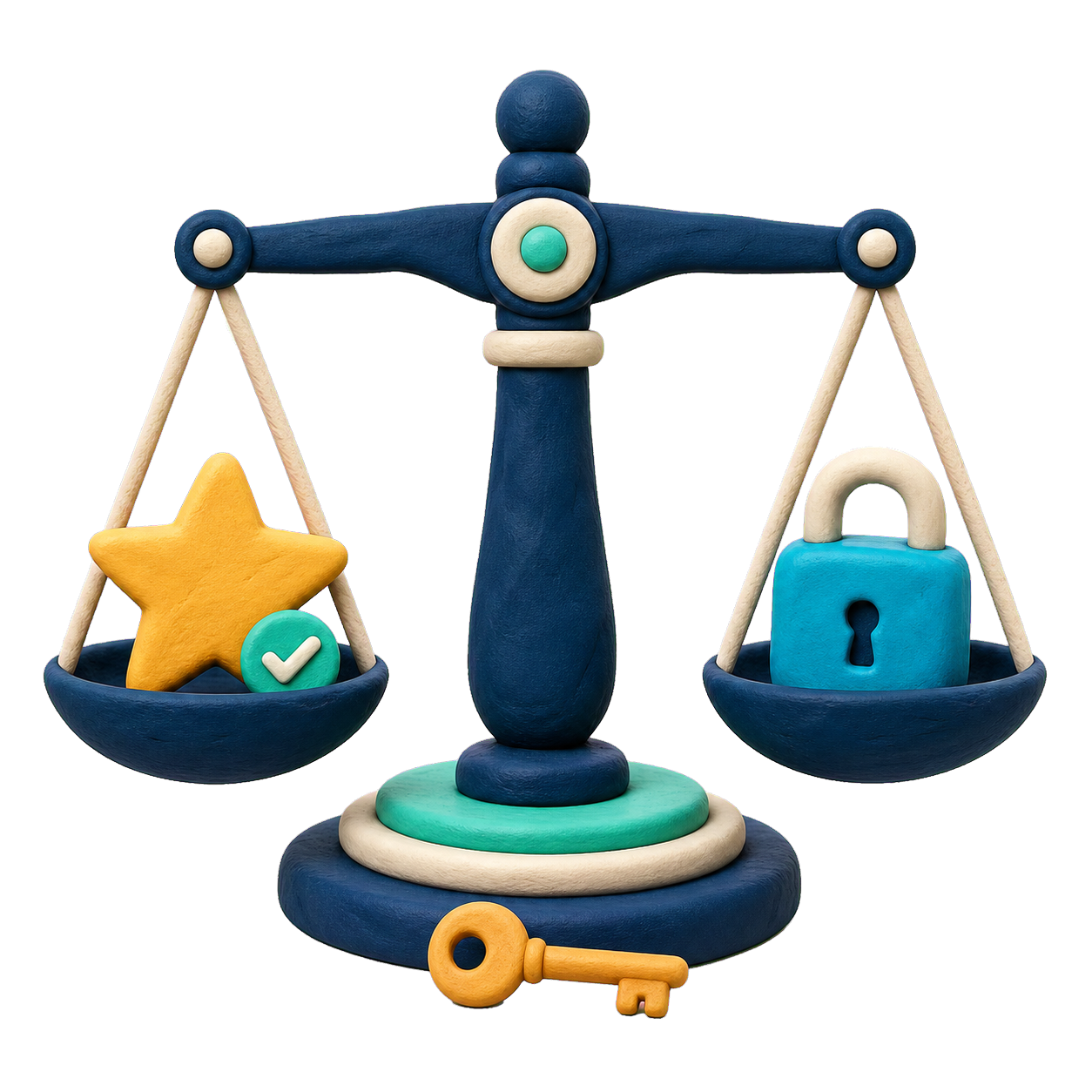 Balans met geverifieerde review, privacy-slot en huissleutel